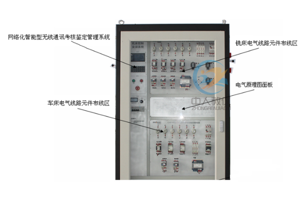 智能型四合一機(jī)床電氣技能實(shí)訓(xùn)考核裝置,機(jī)床電氣培訓(xùn)操作臺(tái)11