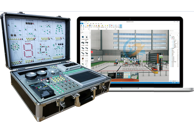 半實(shí)物PLC控制實(shí)驗(yàn)箱,虛實(shí)結(jié)合PLC實(shí)訓(xùn)裝置