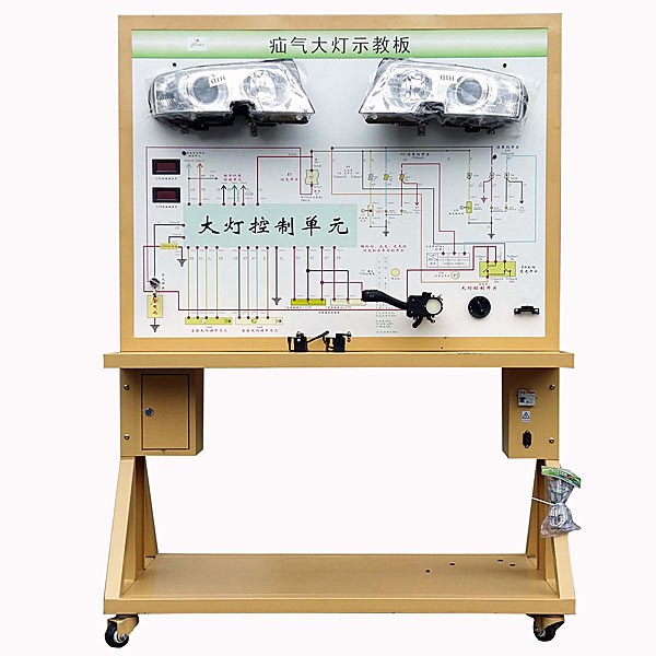 氙氣大燈自動(dòng)調(diào)動(dòng)系統(tǒng)示教實(shí)驗(yàn)裝置,橋式起重機(jī)電氣實(shí)驗(yàn)臺(tái)